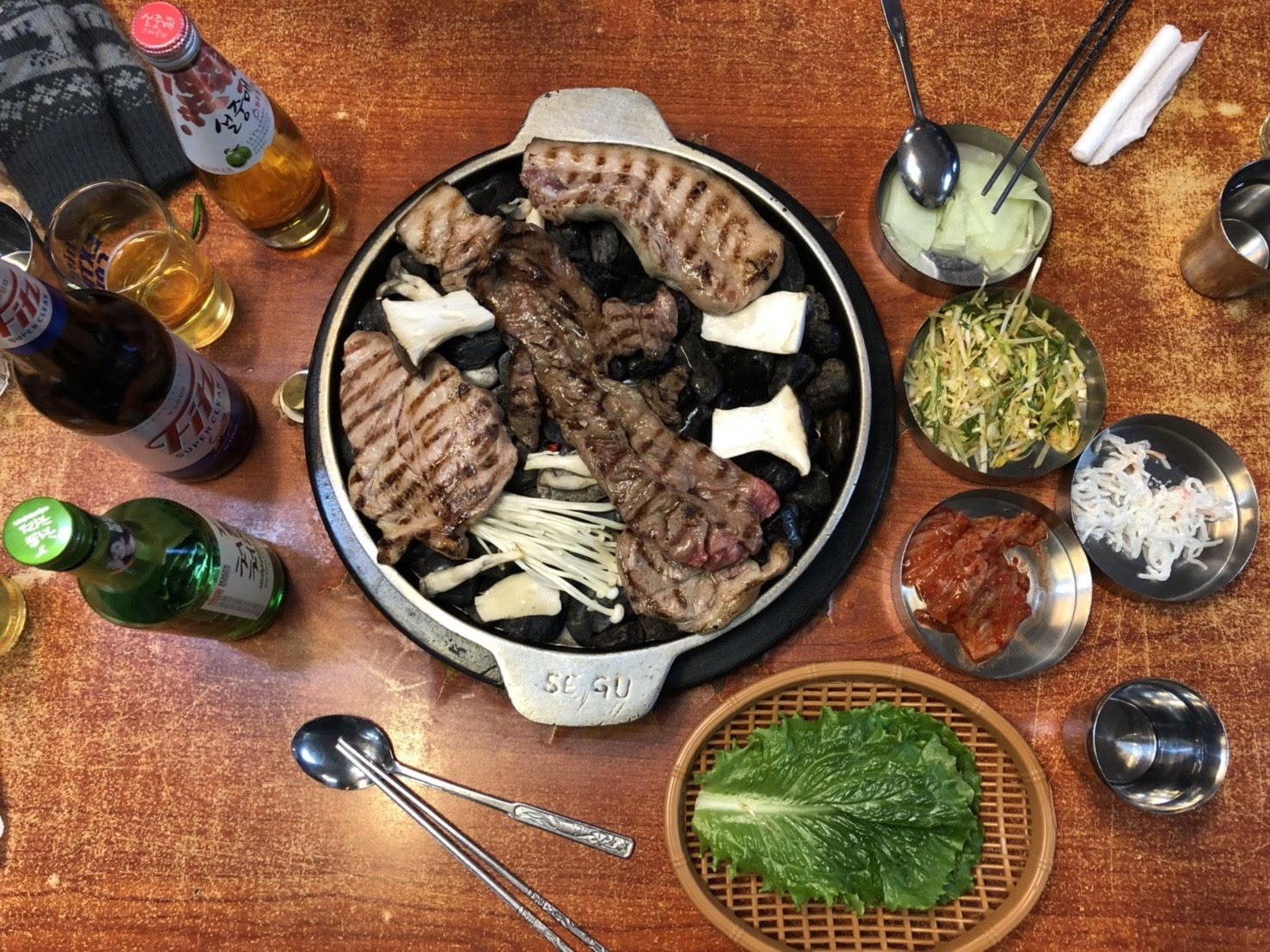 韓國首爾｜돼지저금통 小豬存錢筒石頭烤肉 有夠道地的首爾韓式烤肉店